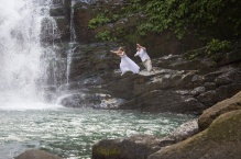 Waterfall Wedding in Costa Rica by John Williamson Phototgraphy